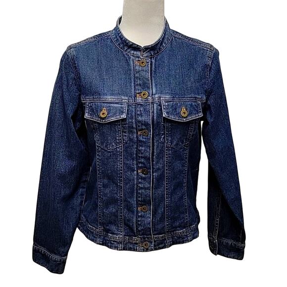Susan Bristol Jackets & Blazers - Susan Bristol Jean Jacket Button Closure and Sleeve Two Chest Pockets Size S